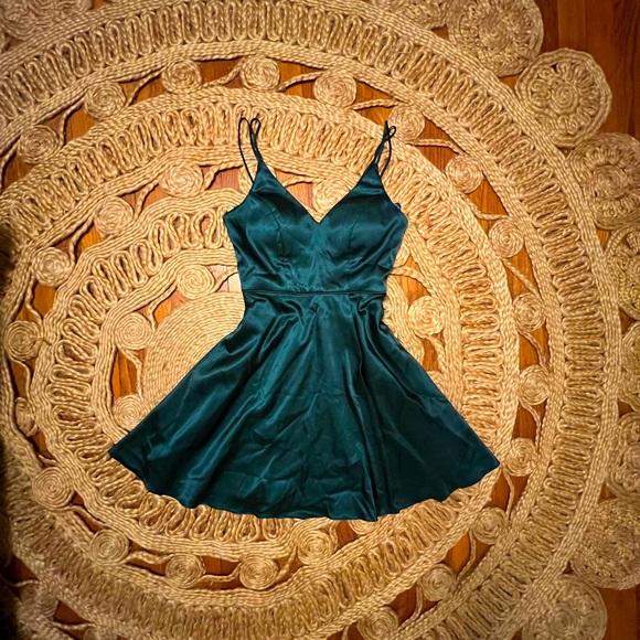 Vintage Y2K Satin Mini Dress - Picture 1 of 5